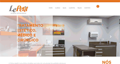 Desktop Screenshot of clinicalepetit.com.br